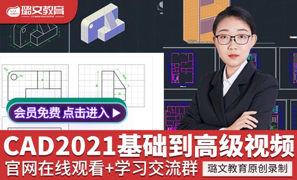 CAD视频教程2021室内设计家具平面轴测平面制图零基础到高级课程